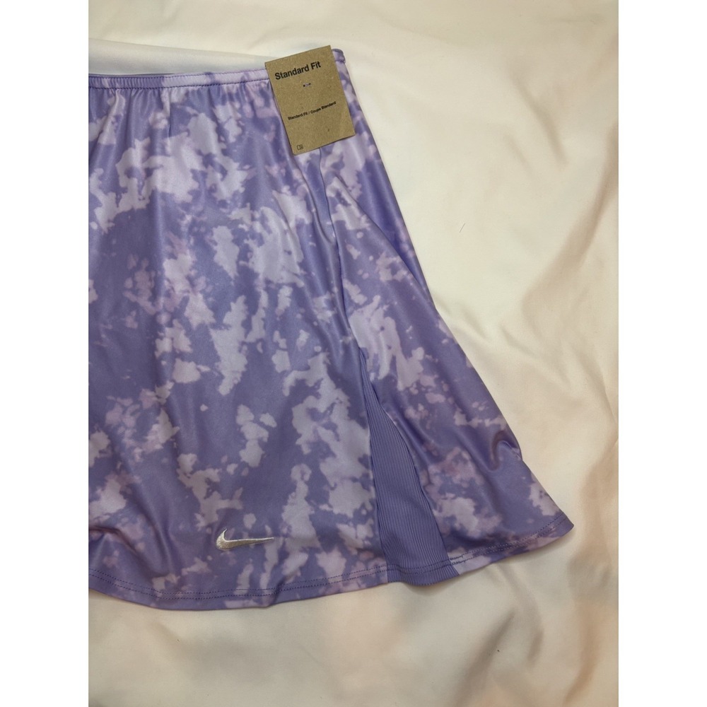 Nike Women's Victory Dri-FIT Flouncy Printed 15" Golf Skort Lilac Ice M - Picture 5 of 7